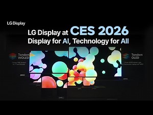 [CES 2026] "Display for AI, Technology for All" Virtual Tour of LG Diplay Booth