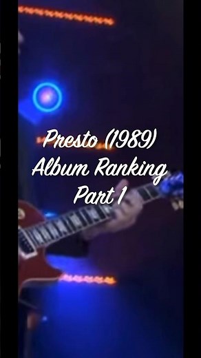 Presto (1989) RUSH Album Ranking Part 1
