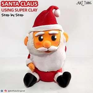 1K views · 86 reactions | How to make Santa Claus using super clay - Christmas decoration - DIY clay Santa making tutorial #santa #santaclaus #claysanta #diy #DIYSanta #superclay #clayart #clay #Christmas #christmasdecorations #christmascrafts | ART Tube | Facebook