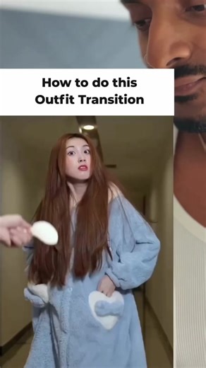 How to do this outfit swipe transition video effect on your phone 1. Film yourself in the first outfit, focusing on the knee-up movement. 2. Switch to the second outfit and film the same action. 3. Edit the clips by splitting them and deleting the unnecessary parts. 4. Take a screenshot of the second clip and use it as an overlay. 5. Adjust the opacity and align the overlay with the first clip. 6. Remove the background, add a keyframe, and drag the clip off-screen. 7. Adjust the speed of the sec