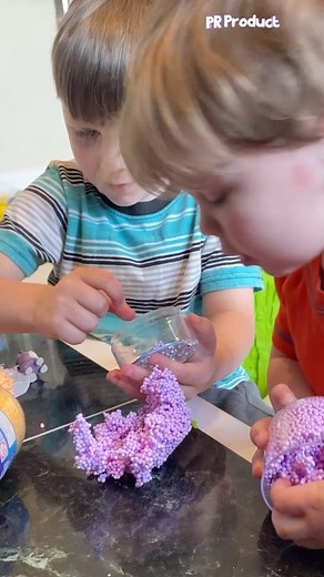 KittiesMama | YouTube Family on Instagram: "Luka is 2  he’s so excited about his toy! Haha! If you’re wondering he has eczema and it’s flaring up today. #prpackage #freeproduct"