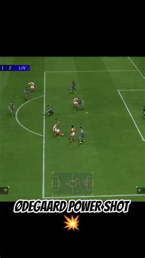 Ødegaard’s Power Shot DESTROYS the Net! 🚀 | FC 25 PS5 Realistic Gameplay #shorts #fc25