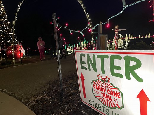 Ashland sets Guinness World Record at Freer Field's Candy Cane Trail