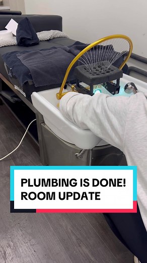 Setting Up the Japanese Headspa: Plumbing Complete & Room Update!