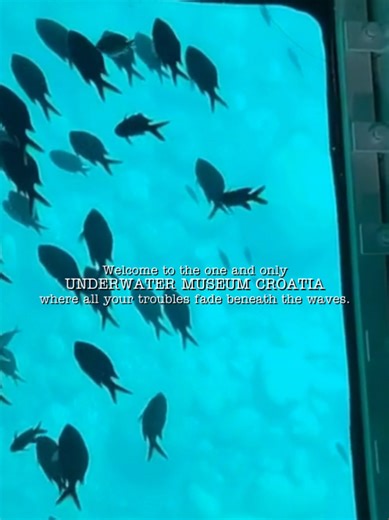 Welcome to the one and only Underwater Museum Croatia, where all your troubles fade beneath the waves. 🌊✨ Not because you escaped far away — but because you finally slowed down. Here, the sea doesn’t compete for your attention. It clears it. 🤿💙 You arrive aboard the iconic @Korsaro Boat Tours, Split ⛵ — a sailing beauty with a glass-bottom view, where the underwater world reveals itself even before you dive in. 🐠 And somewhere between sunlight on the surface and silence below it… something s