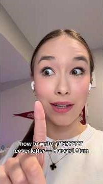 How to write a PERFECT cover letter