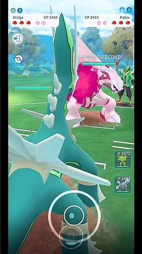 ✨️Shiny Dialga VS✨️Shiny Palkia PVP Battle in Pokemon Go