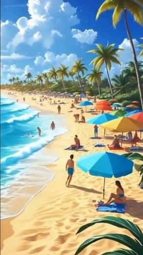 Endless Summer Vibes | Relaxing Beach Ambience with Ocean Sounds & Sunshine