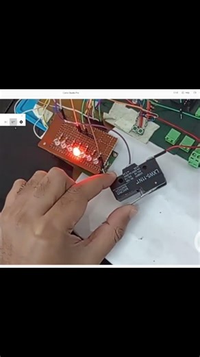 Limit switch interface PIC16F877A. #electronic #cnc #control #engineering #diy #microcontroller