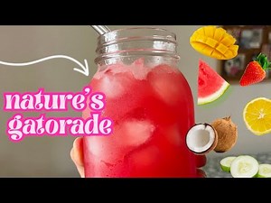 Viral Nature’s Gatorade Recipe! | Homemade Electrolyte Drink | Paola Santana
