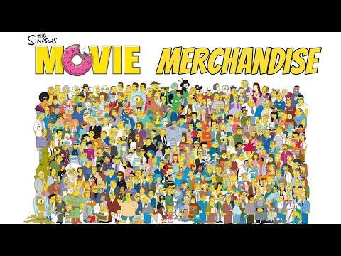 The Simpsons Movie Merchandise Parts 1 through 4