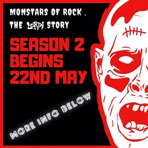 May 22nd the 15th anniversary of LORDI’s historic Eurovision victory in Athens and the 1 year anniversary of the SCREAM STREAM (where did that year go?) we will delve back into LORDI’s story once again with SEASON 2 of MONSTARS OF ROCK: THE LORDI STORY. This time it’ll be a split season. Part 1: EVILution will begin dropping from May 22nd with four episodes. In this part you’ll hear True Metal Podcast host Matthew Kessie delve into four historic LORDI eras, Deadache era (May 22nd), Babez era (Ju