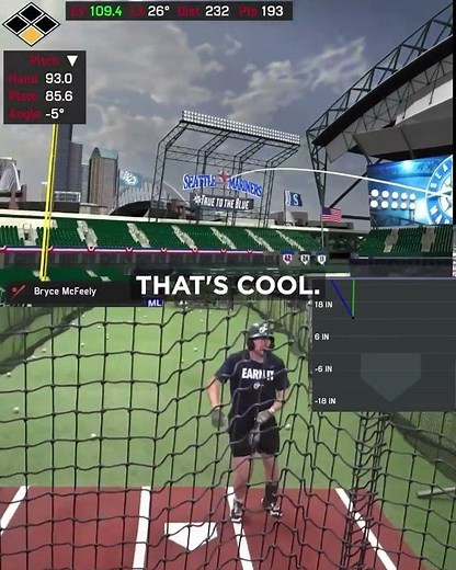 CBU Baseball OF Bryce McFeely 453 ft. Distance PR Homer 🔥