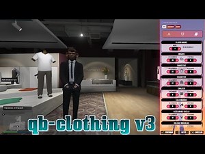 qb-clothing redesign v3 Fivem Qb-core 2025
