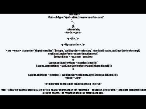 POST method from AngularJS to Symfony