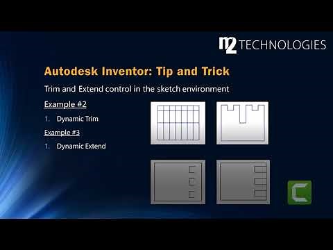 Autodesk Inventor Trim Extend