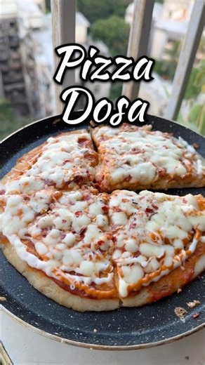 Vegetable Pizza Dosa😍#recipe #food #easyrecipe #cooking #dosa #pizza #pizzadosa #easy #foodie