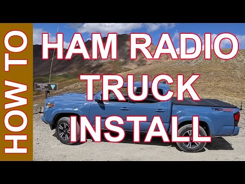 Ham Radio Mobile Install - Toyota Tacoma Ham Radio Install