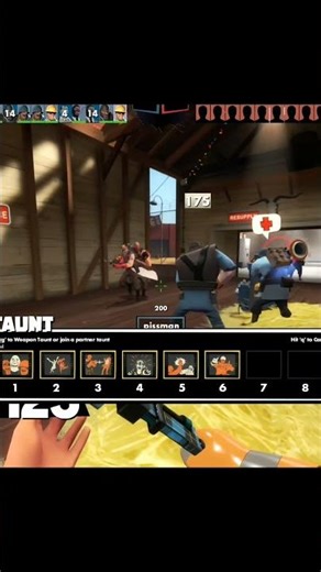 texan trickshot gameplay #tf2 #2fort #fun