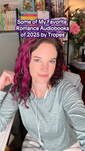 Favorite Romance Audiobooks by Trope from 2025 #audiobooks #bookish #romancebooks