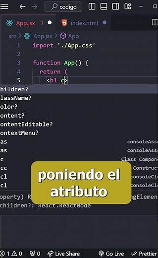😱 COMO agrega una CLASE correctamente en REACT 🤩