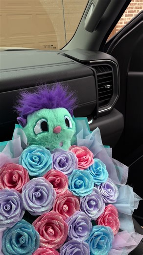 Bibble 🩷💜💙 . . . . #bibble #dfwflorist #barbie #eternalroses #valentinesday