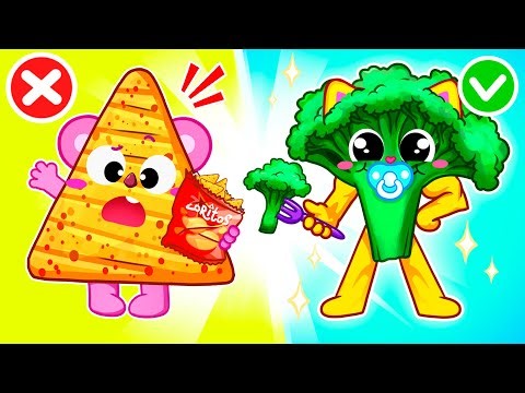 Healthy Food vs Junk Food Song | Good Habits for Kids | Baby Songs & Nursery Rhymes by Toddler Zoo