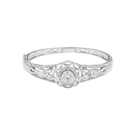 Vòng tay Vàng trắng Ý 75% (18K) đính đá CZ PNJ XMXMW000167