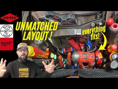 Tool Bag SO Deep Put My Knipex To Sleep! Nitecore edc29 and NWL20