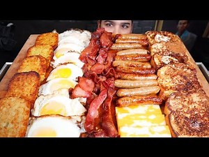 (ASMR) BREAKFAST MUKBANG