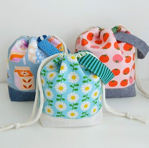 Gathering Bag Sewing Pattern: Beginner Friendly Drawstring Bag in 6 Sizes, PDF Download. - Etsy