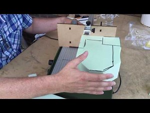 Cutting hard foam outside and inside