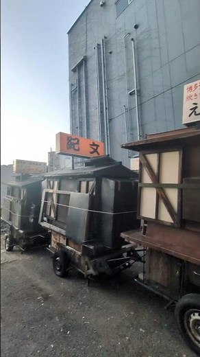 福岡博多屋台の待機風景