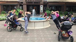 Baby Boot Camp outside of Homestead Princeton. If you’re a mom, or know a mom with a newborn, this is a fantastic group dedicated to fun, fitness and support. Check out the fun at www.facebook.com/BabyBootCampPrinceton/ | Homestead Princeton