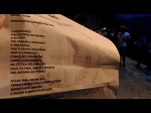 LETRA SAMBA ENREDO DA ESCOLA DE SAMBA AZUL E BRANCO CARNAVAL 2017 MADALENA RJ
