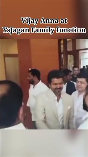 #vijay Anna to #ysjagan family function #ysjaganmohanreddy #tvk #tvkvijay #shorts #short #shortvideo