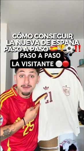 CÓMO CONSEGUIR LA NUEVA CAMISETA ESPAÑA 2026 VISITANTE ⚪🔴😳🏆‼️EQUIPACIÓN PASO A PASO 🇪🇸⚽️🔥