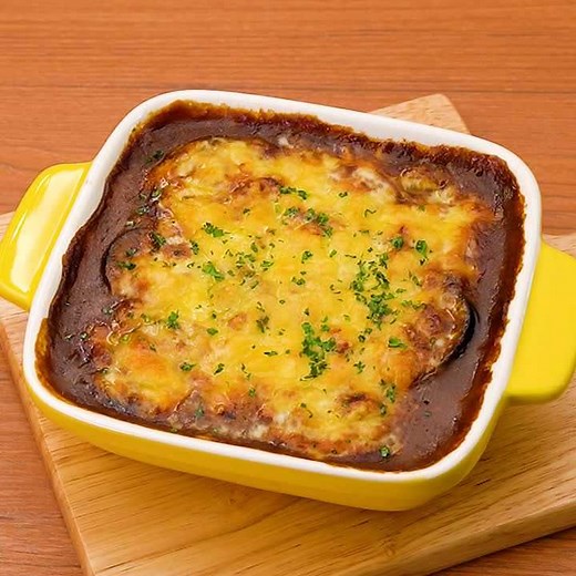 レトルトカレーでお手軽に♪ なすのカレーグラタンのレシピ動画・作り方 | デリッシュキッチン