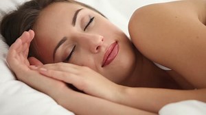 Cute Young Woman Sleeping Bed Waking Stock Footage Video (100% Royalty-free) 4831274 | Shutterstock