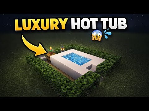 Luxury Hot Tub in Minecraft 🛁🔥 | Easy Build