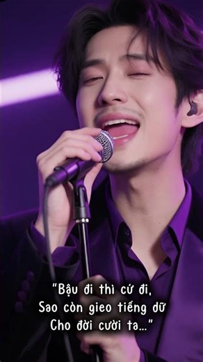 “Bậu đi thì cứ đi, Sao còn gieo tiếng dữ Cho đời cười ta…”