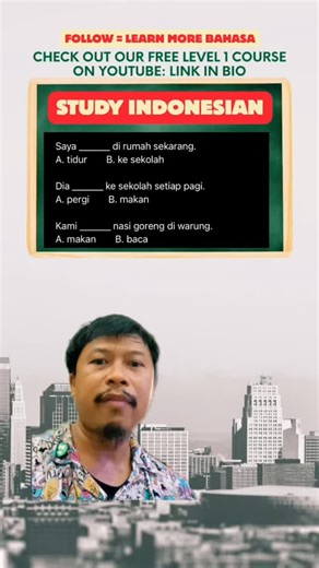 Thousands have already learned Bahasa Indonesia with us — now it’s your turn! 🇮🇩✨ Check out our FREE LEVEL 1 Course on YouTube (link in bio or description) Or grab the full program today — 50% OFF for a limited time! Follow @bahasalittleproject on TikTok & Instagram to start your journey! #BahasaIndonesia #LearnIndonesian #LanguageLearning #learnbahasa | Bahasa Little Project
