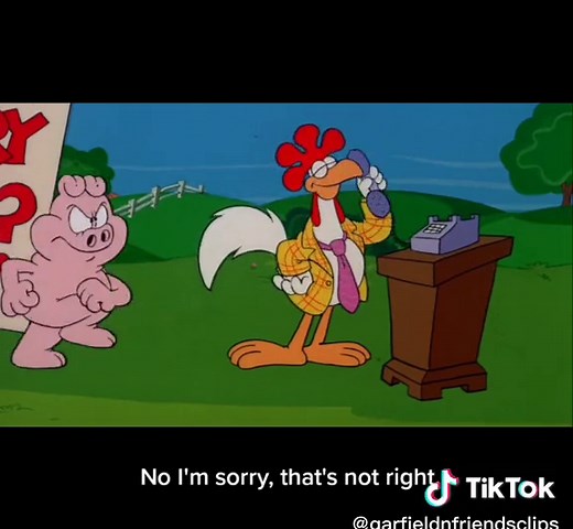 #garfieldandfriends #orsonsfarm #usacres #royrooster #orsonpig #garfield #mortpig #gortpig #wartpig #fypシ