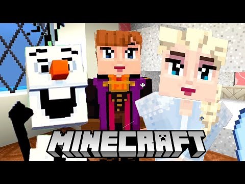 O Mapa do Filme FROZEN no MINECRAFT ! (Novo Mapa Oficial)