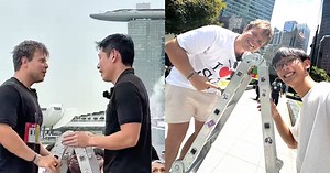 'Career Ladder Guy' visits S'pore, meets Grab CEO & local creators