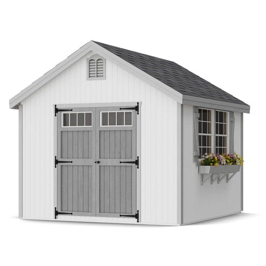 Reviews for Little Cottage Co. Colonial Williamsburg 10 ft. x 10 ft. Outdoor Wood Storage Shed Precut Kit with Operable Windows and Floor (100 sq. ft.) | Pg 1 - The Home Depot