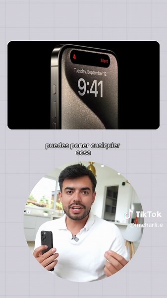 Funciones del botón de silencio en iPhone 15