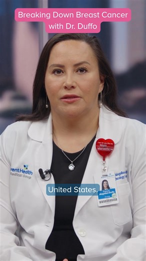 Breast Cancer is the second leading cause of cancer death in the United States. Early detection and knowing your risk, can save your life. Dr. Duffo explains what breast cancer is, and why you should make sure to get screened. If you have been diagnosed with Breast Cancer, book an appointment with Dr. Duffo here: https://bit.ly/4oeMfwf | AdventHealth Kissimmee