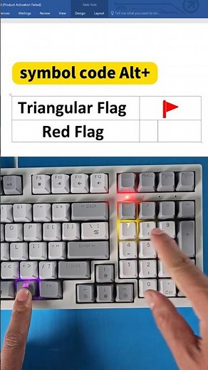 Symbol code Alt+ in Word
