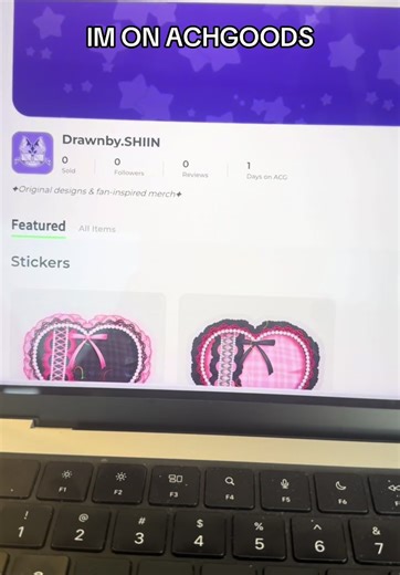 Guess what?! I’m now on ACGGOODS! That means you can order my merch internationally 🌎💫 Grab stickers, keychains & more ✨ Link below https://acggoods.com/store/drawnbyshiin #accgoods #acrylickeychain #SmallBusiness #stickers #onlineshop